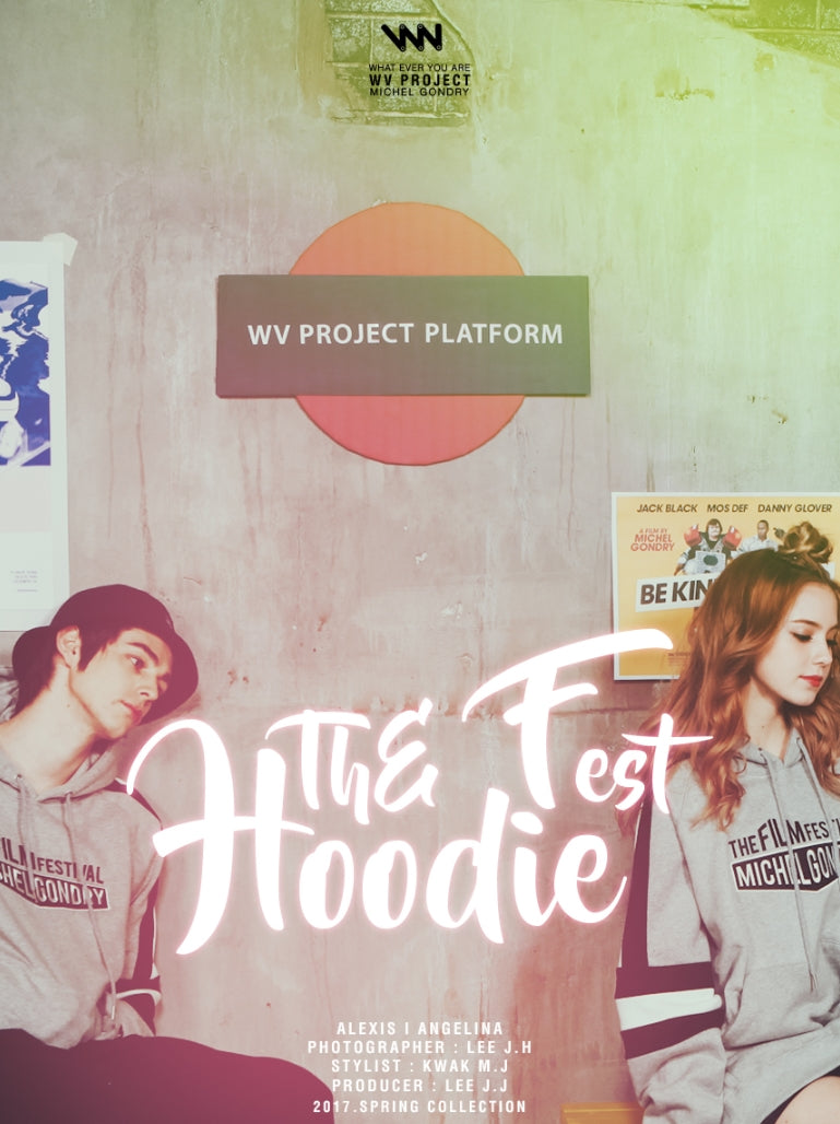 ダブルユーブイプロジェクト(WV PROJECT) THE FEST HOODIE GRAY MJHD7068