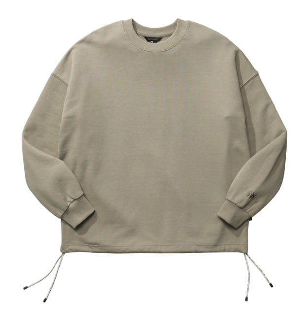 ダブルユーブイプロジェクト(WV PROJECT) NATHAN PIGMENT SWEAT SHIRTS BEIGE JJMT7233
