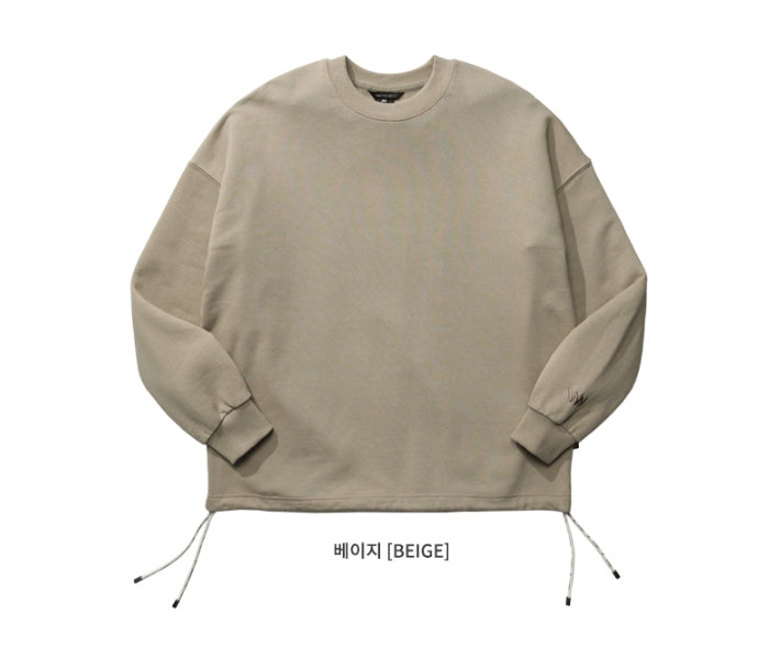 ダブルユーブイプロジェクト(WV PROJECT) NATHAN PIGMENT SWEAT SHIRTS BEIGE JJMT7233