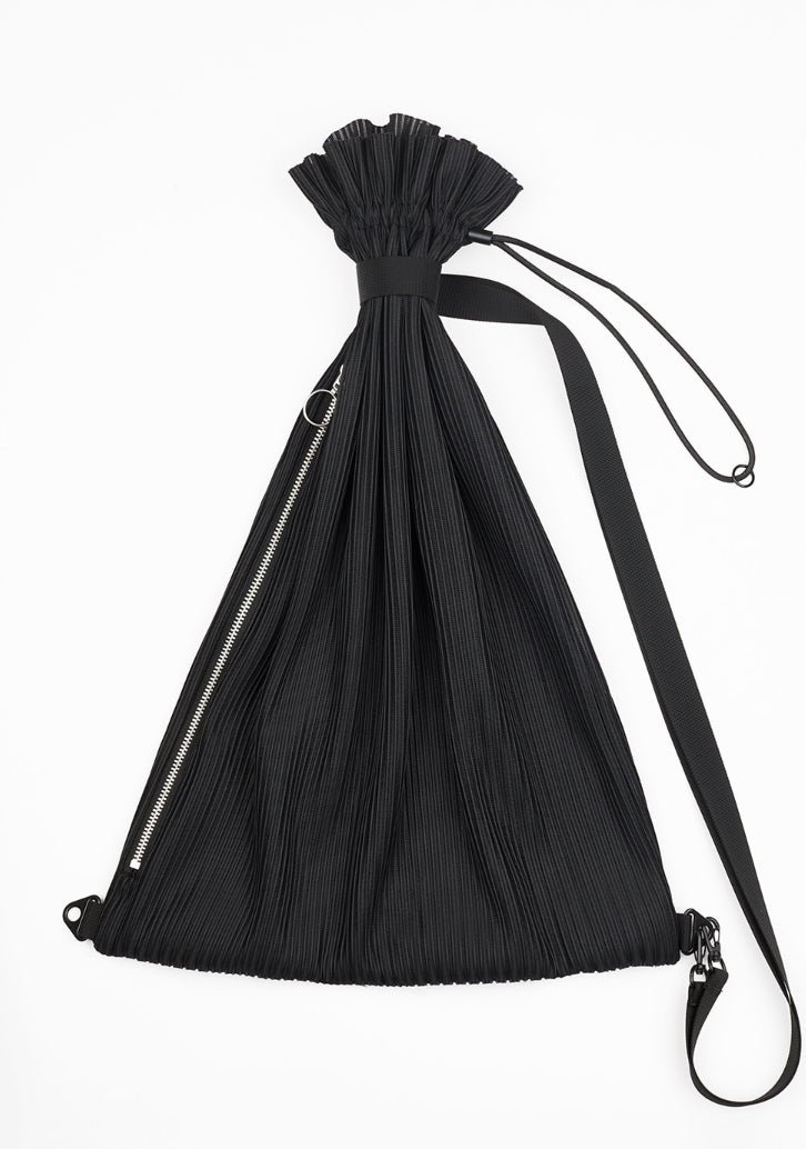 スクラップ(SKRAP)PLEATS 2-way sling bag Black
