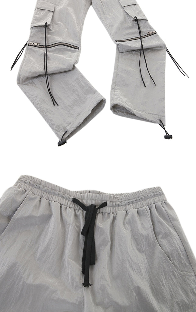 ランベルシオ(LANG VERSIO) 189 Nylon Metal String Jogger Pants