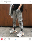 ランベルシオ(LANG VERSIO) 189 Nylon Metal String Jogger Pants