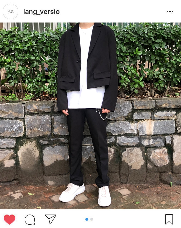 ランベルシオ(LANG VERSIO) 193 Crop Blazer