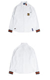 ロマンティッククラウン(ROMANTIC CROWN) Striped Cuffs Shirt_White
