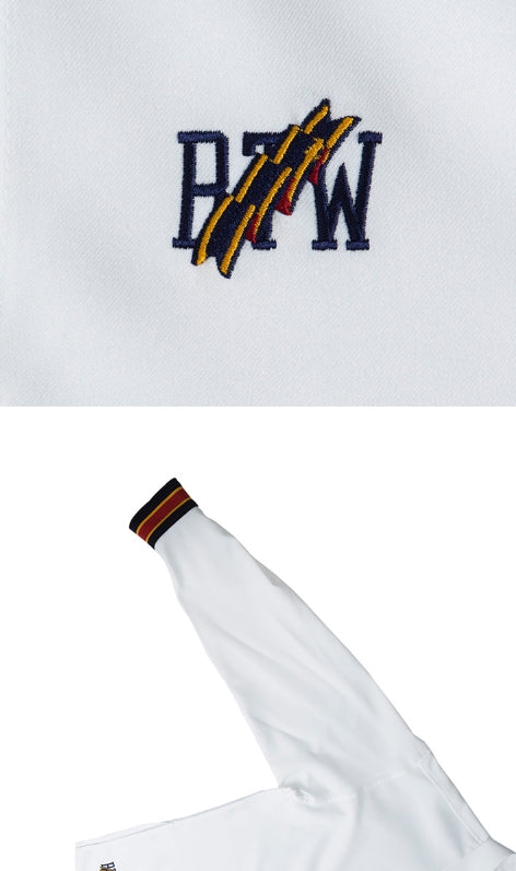 ロマンティッククラウン(ROMANTIC CROWN) Striped Cuffs Shirt_White