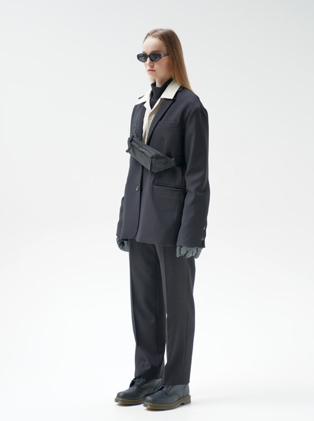 パーステップ(PERSTEP) One Button Semi wide Slacks 3種 BJLP4322