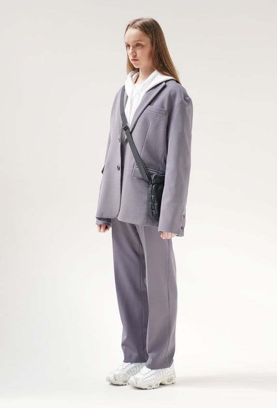 パーステップ(PERSTEP) One Button Semi wide Slacks 3種 BJLP4322