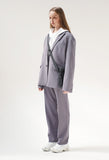 パーステップ(PERSTEP) One Button Semi wide Slacks 3種 BJLP4322
