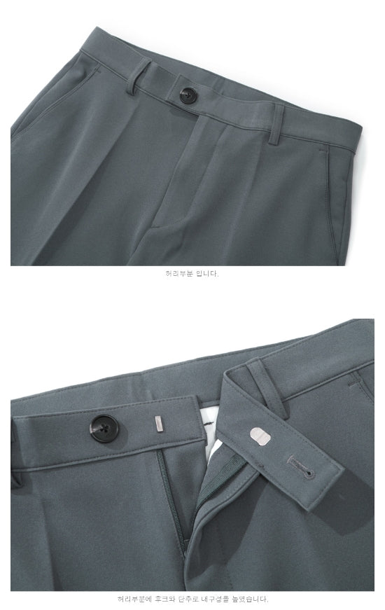 パーステップ(PERSTEP) One Button Semi wide Slacks 3種 BJLP4322