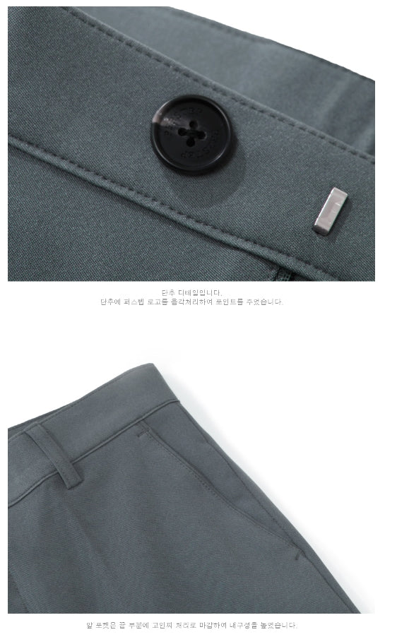 パーステップ(PERSTEP) One Button Semi wide Slacks 3種 BJLP4322