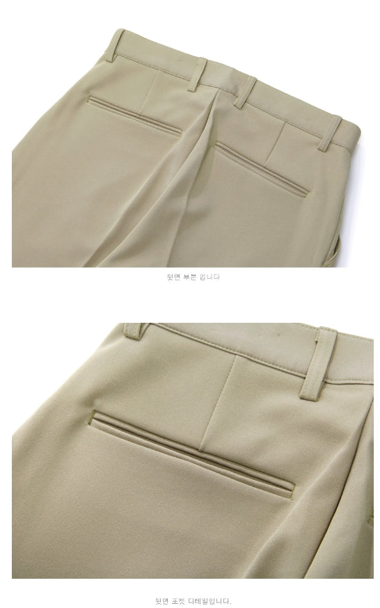 パーステップ(PERSTEP) One Button Semi wide Slacks 3種 BJLP4322