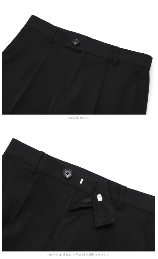 パーステップ(PERSTEP) One Button Semi wide Slacks 3種 BJLP4322