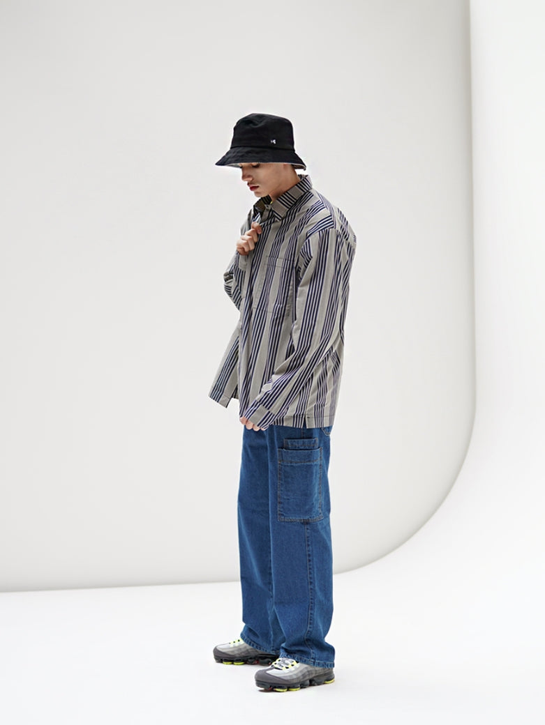 パーステップ(PERSTEP) Save Stripe Shirt 3種 SMLS4306