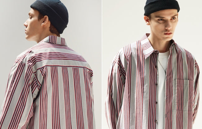 パーステップ(PERSTEP) Save Stripe Shirt 3種 SMLS4306