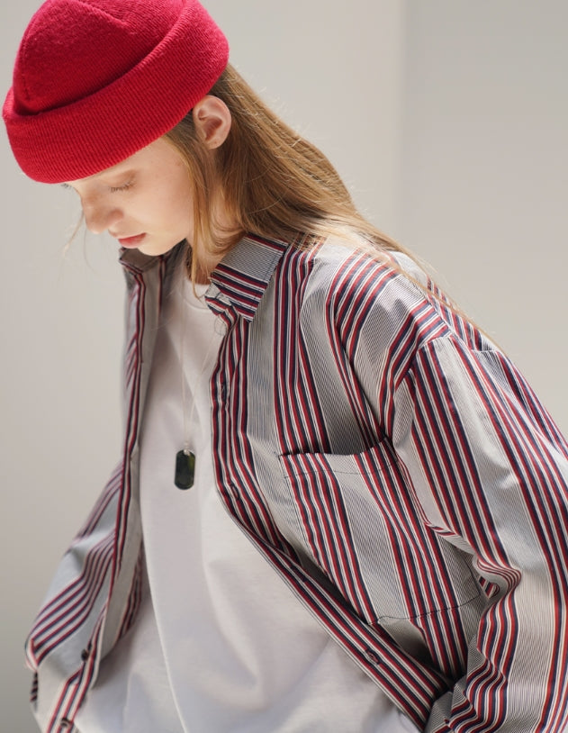 パーステップ(PERSTEP) Save Stripe Shirt 3種 SMLS4306