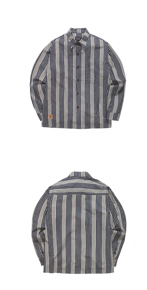 パーステップ(PERSTEP) Save Stripe Shirt 3種 SMLS4306