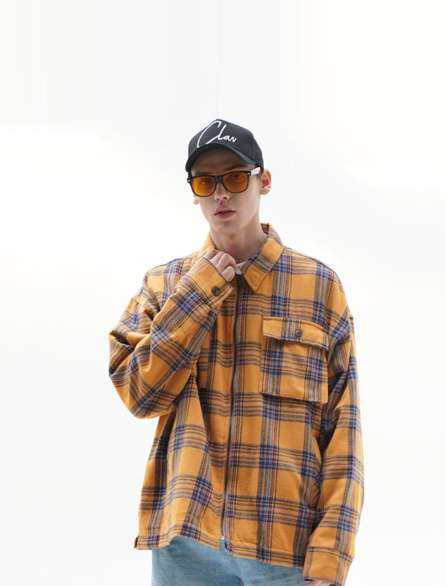 パーステップ(PERSTEP) Check Big Pocket Wool Jacket 2種 SMLS4285