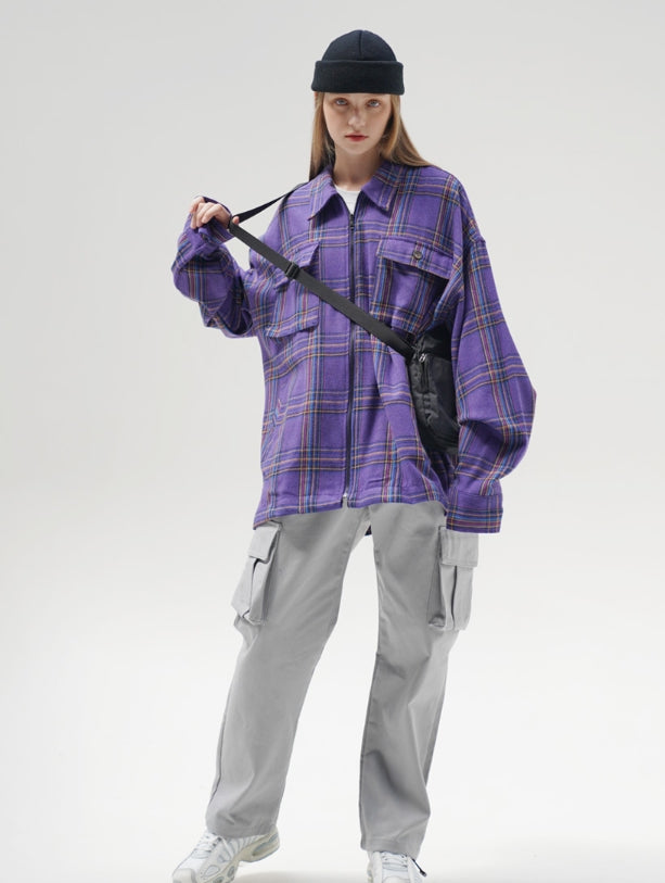 パーステップ(PERSTEP) Check Big Pocket Wool Jacket 2種 SMLS4285