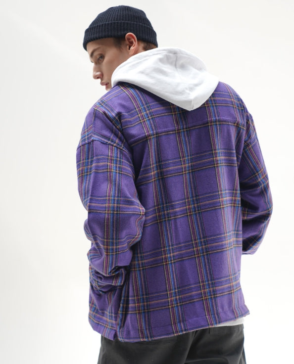 パーステップ(PERSTEP) Check Big Pocket Wool Jacket 2種 SMLS4285