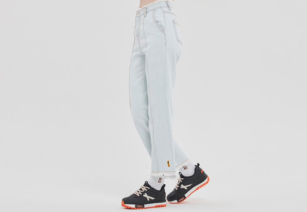 ロマンティッククラウン(ROMANTIC CROWN) GNAC CUTTING PANTALON_LIGHT BLUE