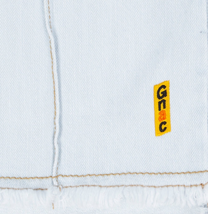 ロマンティッククラウン(ROMANTIC CROWN) GNAC CUTTING PANTALON_LIGHT BLUE