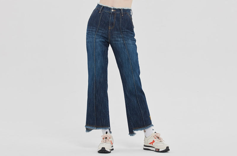 ロマンティッククラウン(ROMANTIC CROWN)GNAC CUTTING PANTALON_BLUE