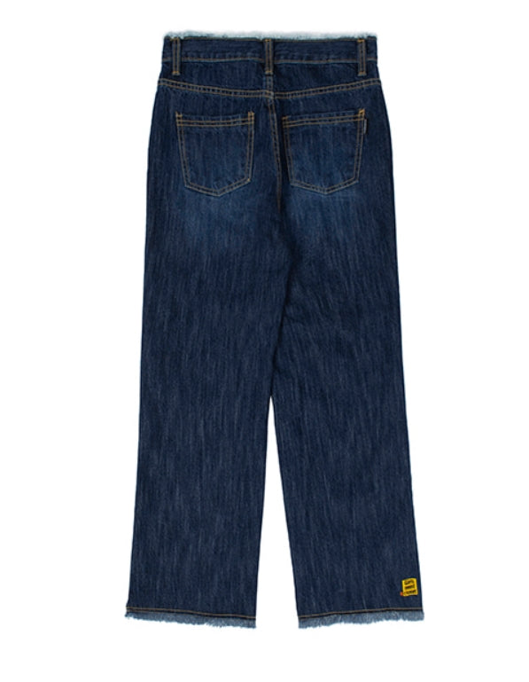 ロマンティッククラウン(ROMANTIC CROWN)GNAC CUTTING PANTALON_BLUE