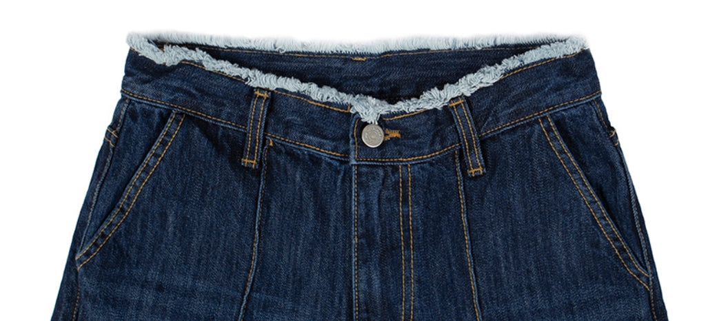 ロマンティッククラウン(ROMANTIC CROWN)GNAC CUTTING PANTALON_BLUE