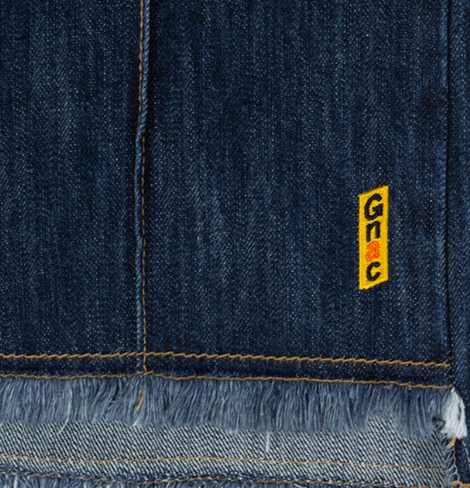 ロマンティッククラウン(ROMANTIC CROWN)GNAC CUTTING PANTALON_BLUE