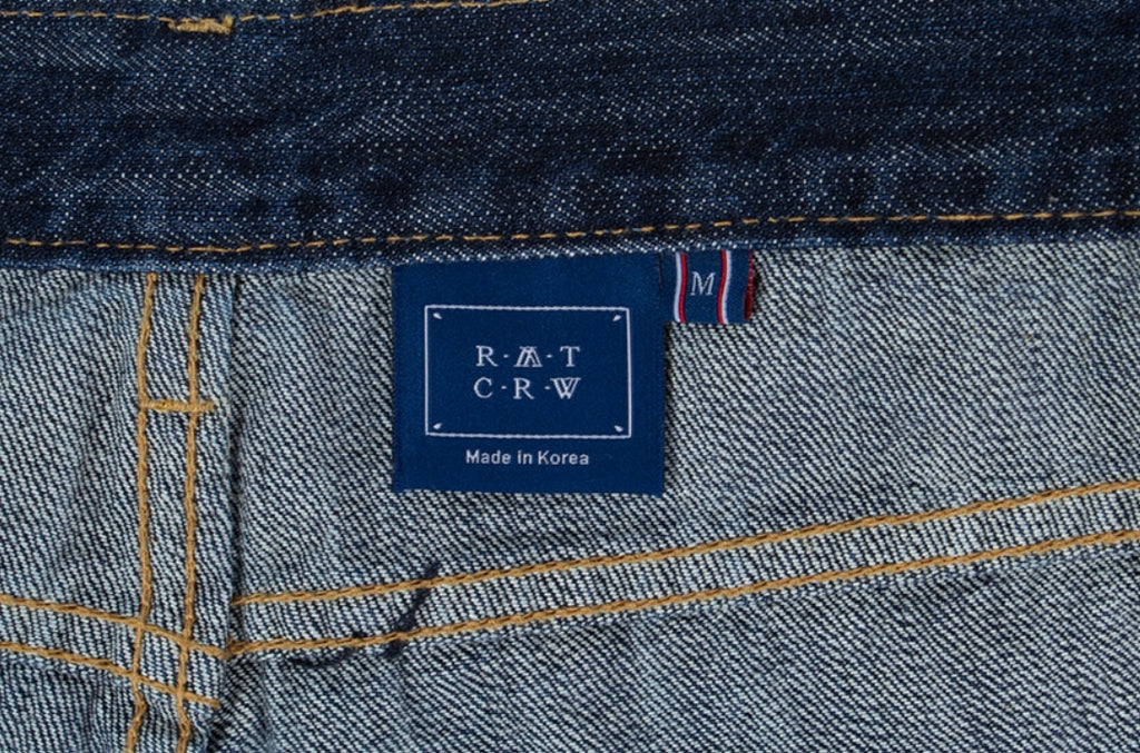ロマンティッククラウン(ROMANTIC CROWN)GNAC CUTTING PANTALON_BLUE
