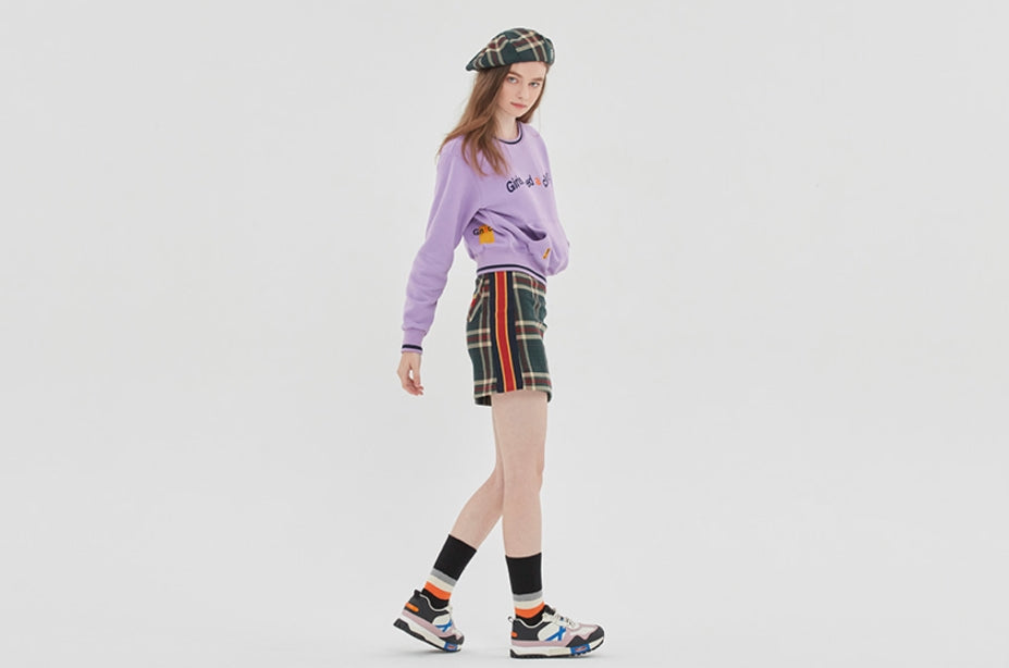 ロマンティッククラウン(ROMANTIC CROWN)  GNAC POCKET SWEATSHIRT_PURPLE