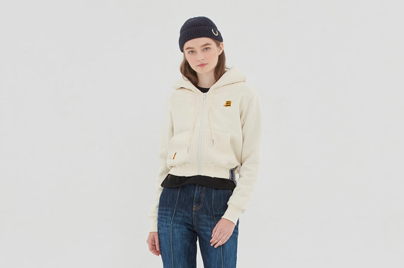 ロマンティッククラウン(ROMANTIC CROWN) GNAC HOOD ZIP UP_OATMEAL