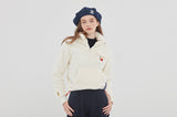 ロマンティッククラウン(ROMANTIC CROWN) UNLOCK YOUR MIND FLEECE ANORAK_OATMEAL