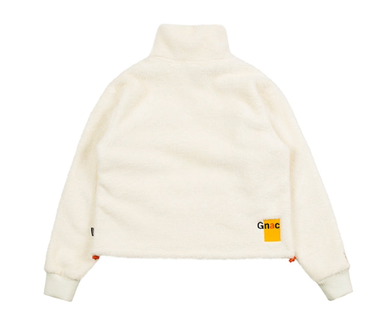 ロマンティッククラウン(ROMANTIC CROWN) UNLOCK YOUR MIND FLEECE ANORAK_OATMEAL