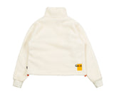 ロマンティッククラウン(ROMANTIC CROWN) UNLOCK YOUR MIND FLEECE ANORAK_OATMEAL
