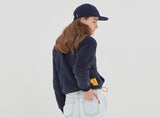 ロマンティッククラウン(ROMANTIC CROWN) UNLOCK YOUR MIND FLEECE ANORAK_NAVY