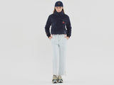 ロマンティッククラウン(ROMANTIC CROWN) UNLOCK YOUR MIND FLEECE ANORAK_NAVY