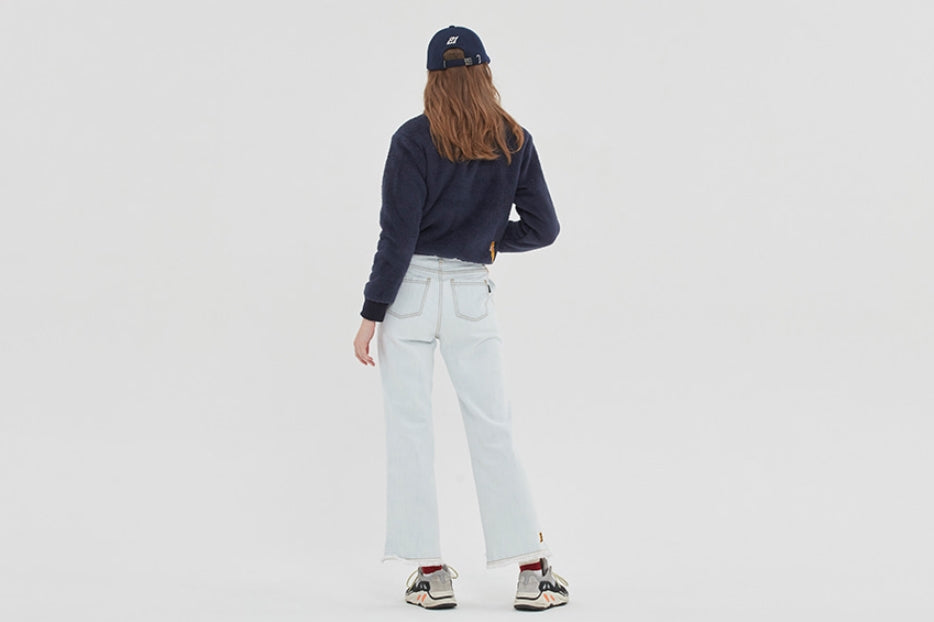 ロマンティッククラウン(ROMANTIC CROWN) UNLOCK YOUR MIND FLEECE ANORAK_NAVY