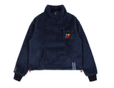 ロマンティッククラウン(ROMANTIC CROWN) UNLOCK YOUR MIND FLEECE ANORAK_NAVY