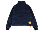ロマンティッククラウン(ROMANTIC CROWN) UNLOCK YOUR MIND FLEECE ANORAK_NAVY