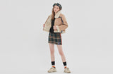 ロマンティッククラウン(ROMANTIC CROWN) GNAC SHORT MOUTON JACKET_BEIGE