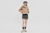 ロマンティッククラウン(ROMANTIC CROWN) GNAC SHORT MOUTON JACKET_BEIGE