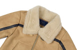 ロマンティッククラウン(ROMANTIC CROWN) GNAC SHORT MOUTON JACKET_BEIGE