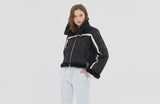 ロマンティッククラウン(ROMANTIC CROWN) GNAC SHORT MOUTON JACKET_BLACK