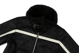 ロマンティッククラウン(ROMANTIC CROWN) GNAC SHORT MOUTON JACKET_BLACK