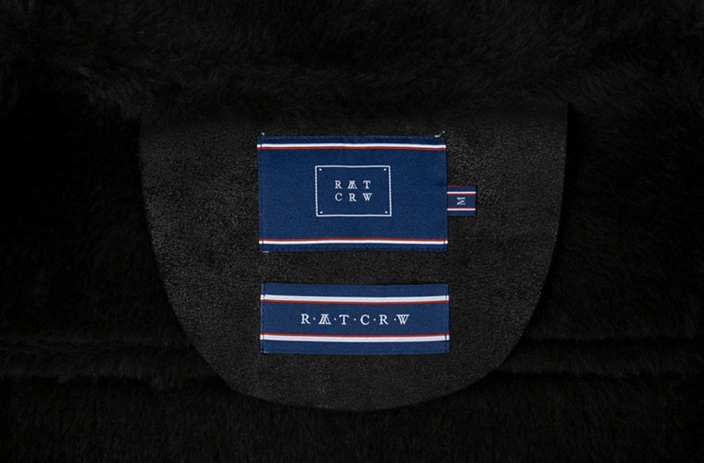 ロマンティッククラウン(ROMANTIC CROWN) GNAC SHORT MOUTON JACKET_BLACK