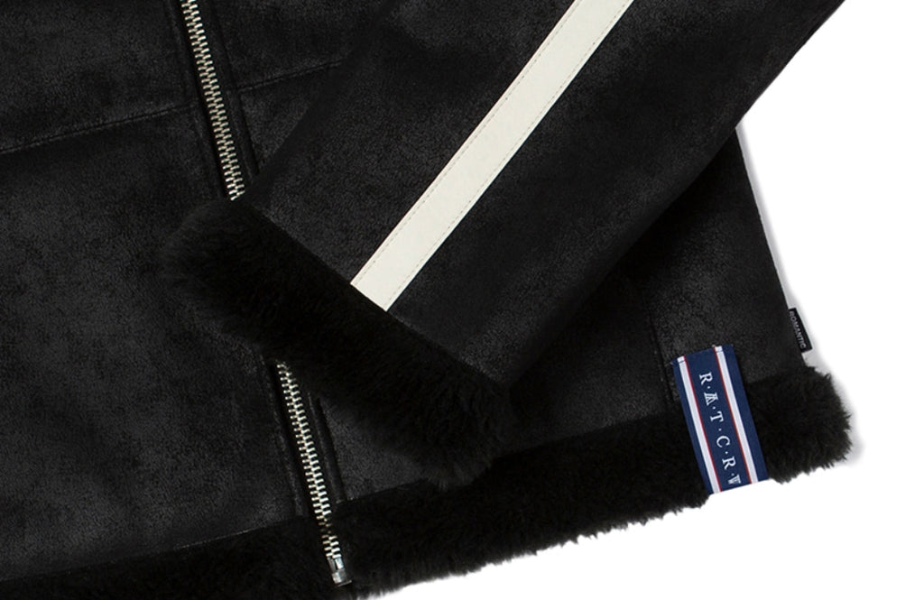ロマンティッククラウン(ROMANTIC CROWN) GNAC SHORT MOUTON JACKET_BLACK