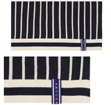 ロマンティッククラウン(ROMANTIC CROWN) V NECK STRIPE VEST_NAVY