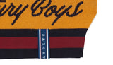 ロマンティッククラウン(ROMANTIC CROWN) RACING COLOR BLOCK KNIT_NAVY