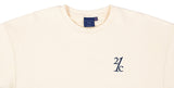 ロマンティッククラウン(ROMANTIC CROWN) MIX FABRIC SWEATSHIRT_OATMEAL
